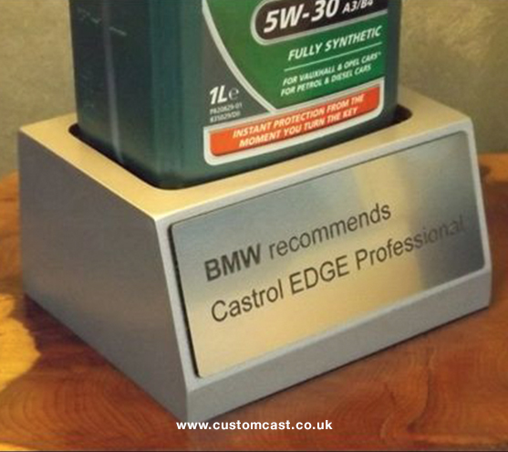 BMW resin bottle display